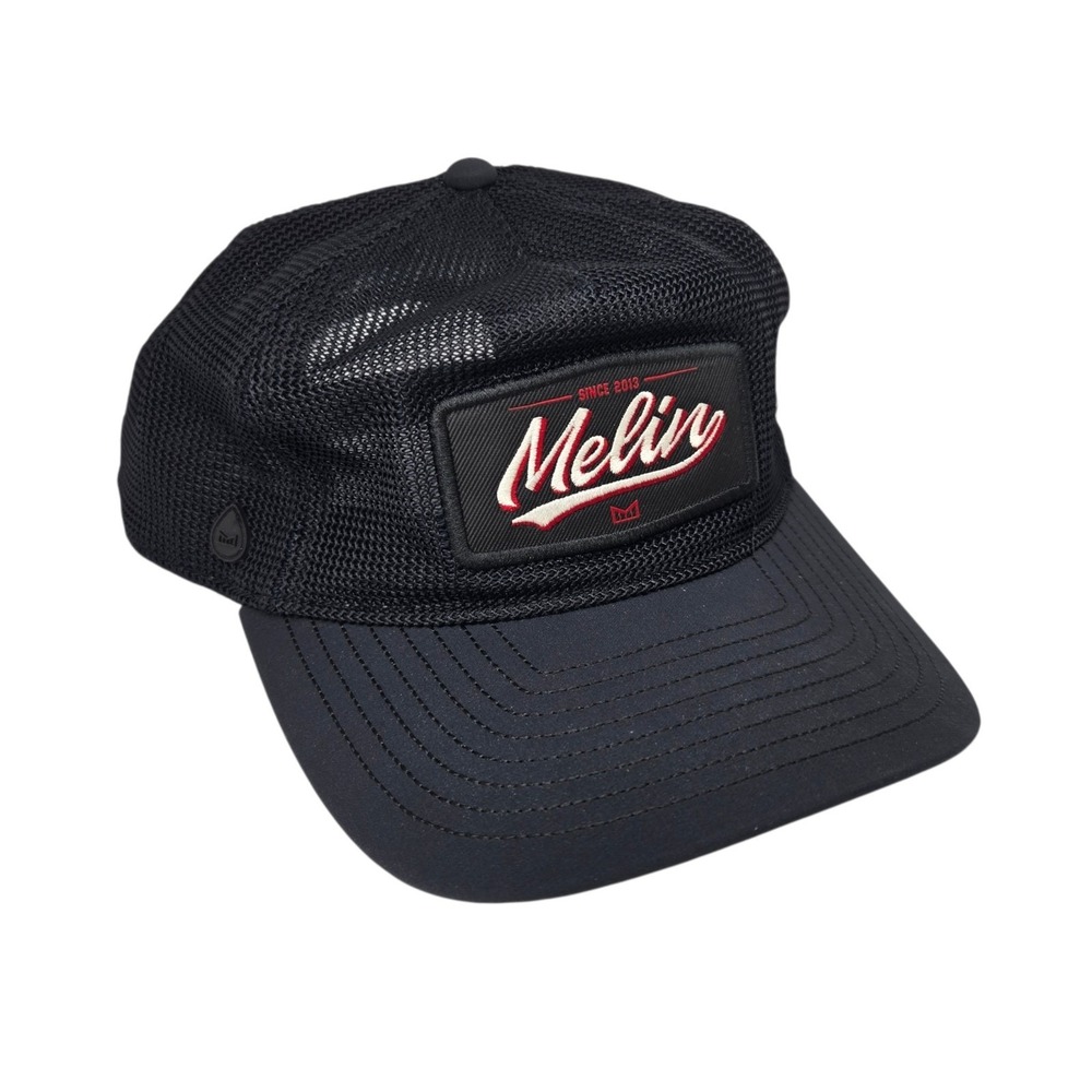 Melin Odysea MAC Retro Hydro XL Mesh Patch Snap Back Black New Without Tag